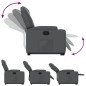 vidaXL Relaxsessel mit Aufstehhilfe Elektrisch Grau Kunstleder vidaXL Relaxsessel mit Aufstehhilfe Elektrisch Grau Kunstleder