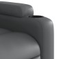 vidaXL Relaxsessel mit Aufstehhilfe Elektrisch Grau Kunstleder vidaXL Relaxsessel mit Aufstehhilfe Elektrisch Grau Kunstleder