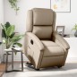 vidaXL Relaxsessel mit Aufstehhilfe Elektrisch Cappuccino Kunstleder vidaXL Relaxsessel mit Aufstehhilfe Elektrisch Cappuccino Kunstleder