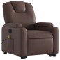 vidaXL Massagesessel mit Aufstehhilfe Elektrisch Braun Kunstleder vidaXL Massagesessel mit Aufstehhilfe Elektrisch Braun Kunstleder