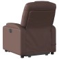 vidaXL Massagesessel mit Aufstehhilfe Elektrisch Braun Kunstleder vidaXL Massagesessel mit Aufstehhilfe Elektrisch Braun Kunstleder