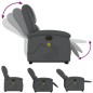 vidaXL Massagesessel mit Aufstehhilfe Elektrisch Grau Kunstleder vidaXL Massagesessel mit Aufstehhilfe Elektrisch Grau Kunstleder