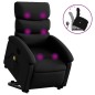 vidaXL Massagesessel mit Aufstehhilfe Schwarz Kunstleder vidaXL Massagesessel mit Aufstehhilfe Schwarz Kunstleder
