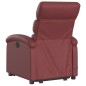 vidaXL Massagesessel mit Aufstehhilfe Weinrot Kunstleder vidaXL Massagesessel mit Aufstehhilfe Weinrot Kunstleder
