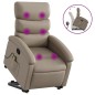 vidaXL Massagesessel mit Aufstehhilfe Cappuccino-Braun Kunstleder vidaXL Massagesessel mit Aufstehhilfe Cappuccino-Braun Kunstleder
