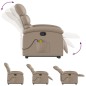 vidaXL Massagesessel mit Aufstehhilfe Cappuccino-Braun Kunstleder vidaXL Massagesessel mit Aufstehhilfe Cappuccino-Braun Kunstleder