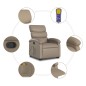 vidaXL Massagesessel mit Aufstehhilfe Cappuccino-Braun Kunstleder vidaXL Massagesessel mit Aufstehhilfe Cappuccino-Braun Kunstleder