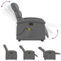 vidaXL Massagesessel mit Aufstehhilfe Elektrisch Grau Kunstleder vidaXL Massagesessel mit Aufstehhilfe Elektrisch Grau Kunstleder