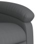 vidaXL Massagesessel mit Aufstehhilfe Elektrisch Grau Kunstleder vidaXL Massagesessel mit Aufstehhilfe Elektrisch Grau Kunstleder