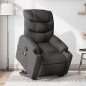 vidaXL Massagesessel mit Aufstehhilfe Dunkelgrau Stoff vidaXL Massagesessel mit Aufstehhilfe Dunkelgrau Stoff