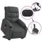 vidaXL Massagesessel mit Aufstehhilfe Dunkelgrau Stoff vidaXL Massagesessel mit Aufstehhilfe Dunkelgrau Stoff