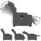 vidaXL Massagesessel mit Aufstehhilfe Dunkelgrau Stoff vidaXL Massagesessel mit Aufstehhilfe Dunkelgrau Stoff
