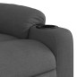 vidaXL Massagesessel mit Aufstehhilfe Dunkelgrau Stoff vidaXL Massagesessel mit Aufstehhilfe Dunkelgrau Stoff