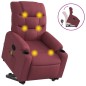 vidaXL Massagesessel mit Aufstehhilfe Weinrot Stoff vidaXL Massagesessel mit Aufstehhilfe Weinrot Stoff