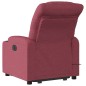 vidaXL Massagesessel mit Aufstehhilfe Weinrot Stoff vidaXL Massagesessel mit Aufstehhilfe Weinrot Stoff