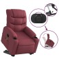 vidaXL Massagesessel mit Aufstehhilfe Weinrot Stoff vidaXL Massagesessel mit Aufstehhilfe Weinrot Stoff