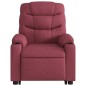 vidaXL Massagesessel mit Aufstehhilfe Weinrot Stoff vidaXL Massagesessel mit Aufstehhilfe Weinrot Stoff
