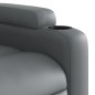 vidaXL Relaxsessel mit Aufstehhilfe Elektrisch Grau Kunstleder vidaXL Relaxsessel mit Aufstehhilfe Elektrisch Grau Kunstleder