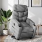 vidaXL Relaxsessel mit Aufstehhilfe Hellgrau Stoff vidaXL Relaxsessel mit Aufstehhilfe Hellgrau Stoff