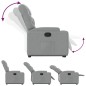 vidaXL Relaxsessel mit Aufstehhilfe Hellgrau Stoff vidaXL Relaxsessel mit Aufstehhilfe Hellgrau Stoff