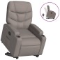 vidaXL Relaxsessel mit Aufstehhilfe Taupe Stoff vidaXL Relaxsessel mit Aufstehhilfe Taupe Stoff