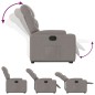 vidaXL Relaxsessel mit Aufstehhilfe Taupe Stoff vidaXL Relaxsessel mit Aufstehhilfe Taupe Stoff