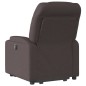 vidaXL Relaxsessel mit Aufstehhilfe Elektrisch Dunkelbraun Stoff vidaXL Relaxsessel mit Aufstehhilfe Elektrisch Dunkelbraun Stoff