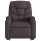 vidaXL Relaxsessel mit Aufstehhilfe Elektrisch Dunkelbraun Stoff vidaXL Relaxsessel mit Aufstehhilfe Elektrisch Dunkelbraun Stoff