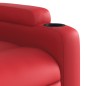 vidaXL Relaxsessel mit Aufstehhilfe Elektrisch Rot Kunstleder vidaXL Relaxsessel mit Aufstehhilfe Elektrisch Rot Kunstleder