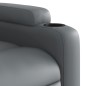 vidaXL Massagesessel mit Aufstehhilfe Elektrisch Grau Kunstleder vidaXL Massagesessel mit Aufstehhilfe Elektrisch Grau Kunstleder