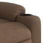 vidaXL Elektrischer Massagesessel mit Aufstehhilfe Braun Stoff vidaXL Elektrischer Massagesessel mit Aufstehhilfe Braun Stoff