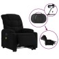 vidaXL Elektrischer Massagesessel mit Aufstehhilfe Schwarz Stoff vidaXL Elektrischer Massagesessel mit Aufstehhilfe Schwarz Stoff
