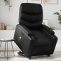 vidaXL Massagesessel mit Aufstehhilfe Schwarz Kunstleder vidaXL Massagesessel mit Aufstehhilfe Schwarz Kunstleder