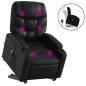 vidaXL Massagesessel mit Aufstehhilfe Schwarz Kunstleder vidaXL Massagesessel mit Aufstehhilfe Schwarz Kunstleder
