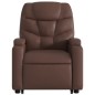 vidaXL Massagesessel mit Aufstehhilfe Braun Kunstleder vidaXL Massagesessel mit Aufstehhilfe Braun Kunstleder