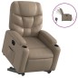 vidaXL Relaxsessel mit Aufstehhilfe Elektrisch Cappuccino Kunstleder vidaXL Relaxsessel mit Aufstehhilfe Elektrisch Cappuccino Kunstleder