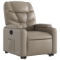 vidaXL Relaxsessel mit Aufstehhilfe Elektrisch Cappuccino Kunstleder vidaXL Relaxsessel mit Aufstehhilfe Elektrisch Cappuccino Kunstleder