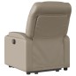 vidaXL Relaxsessel mit Aufstehhilfe Elektrisch Cappuccino Kunstleder vidaXL Relaxsessel mit Aufstehhilfe Elektrisch Cappuccino Kunstleder