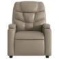 vidaXL Relaxsessel mit Aufstehhilfe Elektrisch Cappuccino Kunstleder vidaXL Relaxsessel mit Aufstehhilfe Elektrisch Cappuccino Kunstleder