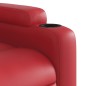 vidaXL Massagesessel mit Aufstehhilfe Elektrisch Rot Kunstleder vidaXL Massagesessel mit Aufstehhilfe Elektrisch Rot Kunstleder