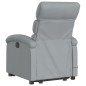 vidaXL Massagesessel mit Aufstehhilfe Hellgrau Stoff vidaXL Massagesessel mit Aufstehhilfe Hellgrau Stoff
