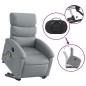 vidaXL Massagesessel mit Aufstehhilfe Hellgrau Stoff vidaXL Massagesessel mit Aufstehhilfe Hellgrau Stoff