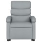 vidaXL Massagesessel mit Aufstehhilfe Hellgrau Stoff vidaXL Massagesessel mit Aufstehhilfe Hellgrau Stoff