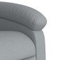 vidaXL Massagesessel mit Aufstehhilfe Hellgrau Stoff vidaXL Massagesessel mit Aufstehhilfe Hellgrau Stoff