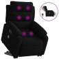 vidaXL Massagesessel mit Aufstehhilfe Elektrisch Schwarz Samt vidaXL Massagesessel mit Aufstehhilfe Elektrisch Schwarz Samt