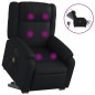 vidaXL Massagesessel mit Aufstehhilfe Elektrisch Schwarz Kunstleder vidaXL Massagesessel mit Aufstehhilfe Elektrisch Schwarz Kunstleder