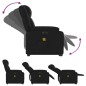 vidaXL Massagesessel mit Aufstehhilfe Elektrisch Schwarz Kunstleder vidaXL Massagesessel mit Aufstehhilfe Elektrisch Schwarz Kunstleder