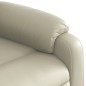 vidaXL Relaxsessel mit Aufstehhilfe Elektrisch Creme Kunstleder vidaXL Relaxsessel mit Aufstehhilfe Elektrisch Creme Kunstleder
