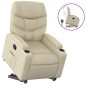 vidaXL Relaxsessel mit Aufstehhilfe Creme Kunstleder vidaXL Relaxsessel mit Aufstehhilfe Creme Kunstleder