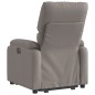 vidaXL Relaxsessel mit Aufstehhilfe Taupe Stoff vidaXL Relaxsessel mit Aufstehhilfe Taupe Stoff